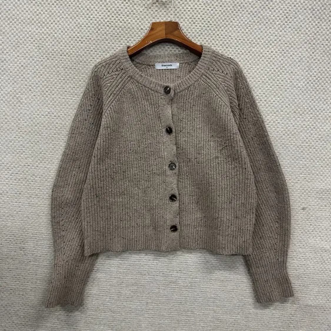 에잇세컨즈 캐주얼 케이블 울 니트 가디건 M A05494 상품이미지1