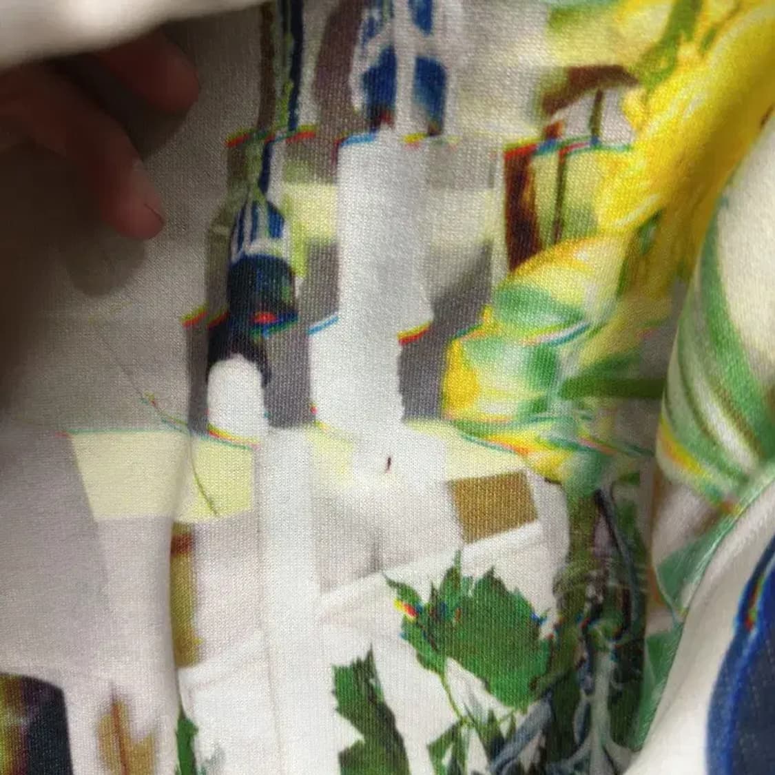 엠에스지엠 MSGM 플라워패턴 오버핏 약기모 후드티 M A05497 상품이미지6