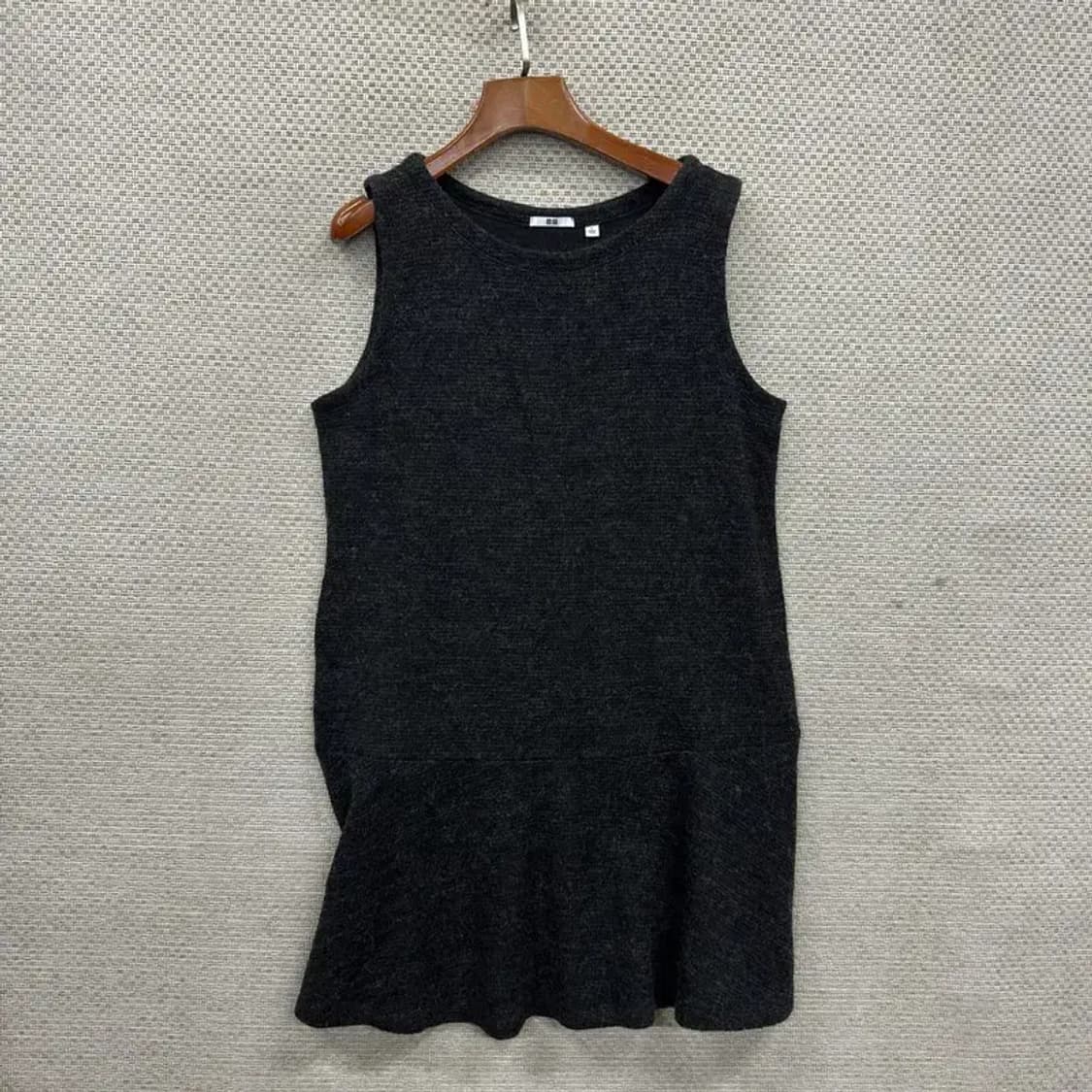 유니클로 캐주얼 울 민소매 니트 미니 원피스 L A05509 상품이미지1