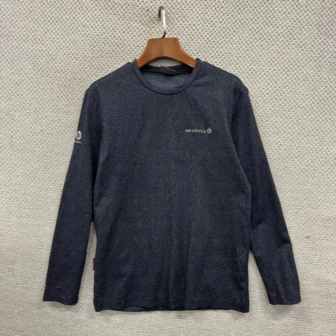 머렐 아웃도어 자수로고 스판 긴팔티 S A05512 상품이미지1