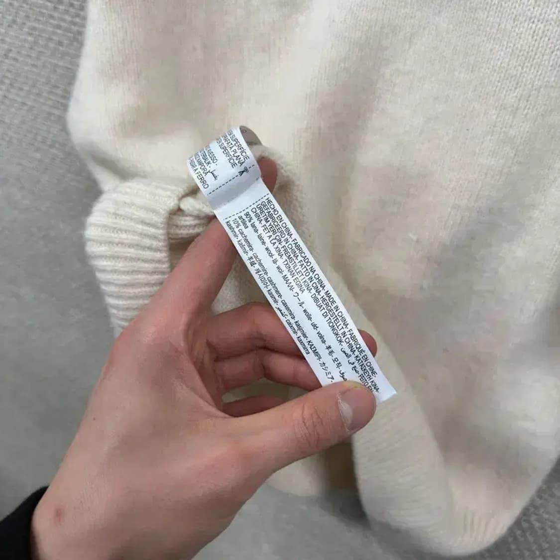 마시모두띠 캐주얼 브이넥 울 캐시미어 니트 XS A05517 상품이미지4