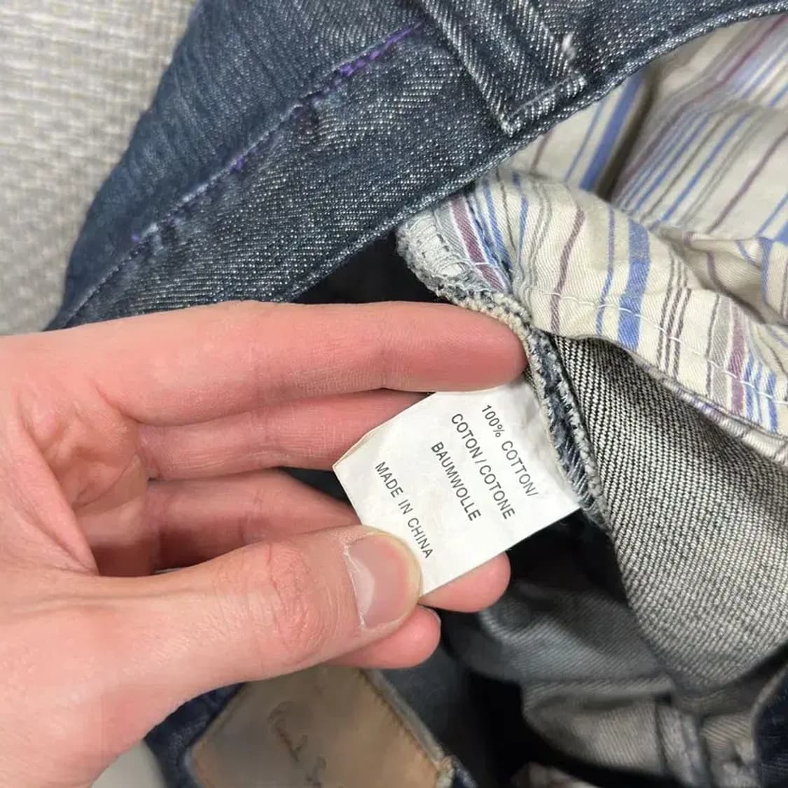 폴스미스 캐주얼 일자핏 데님 청바지 30인치 A05523 상품이미지5