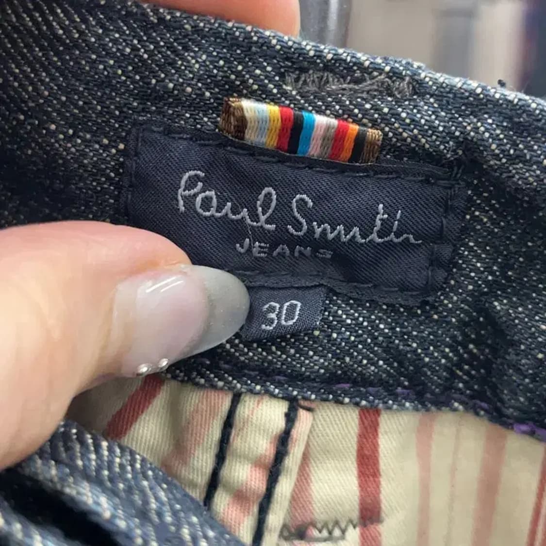 폴스미스 캐주얼 일자핏 데님 청바지 30인치 A05523 상품이미지7