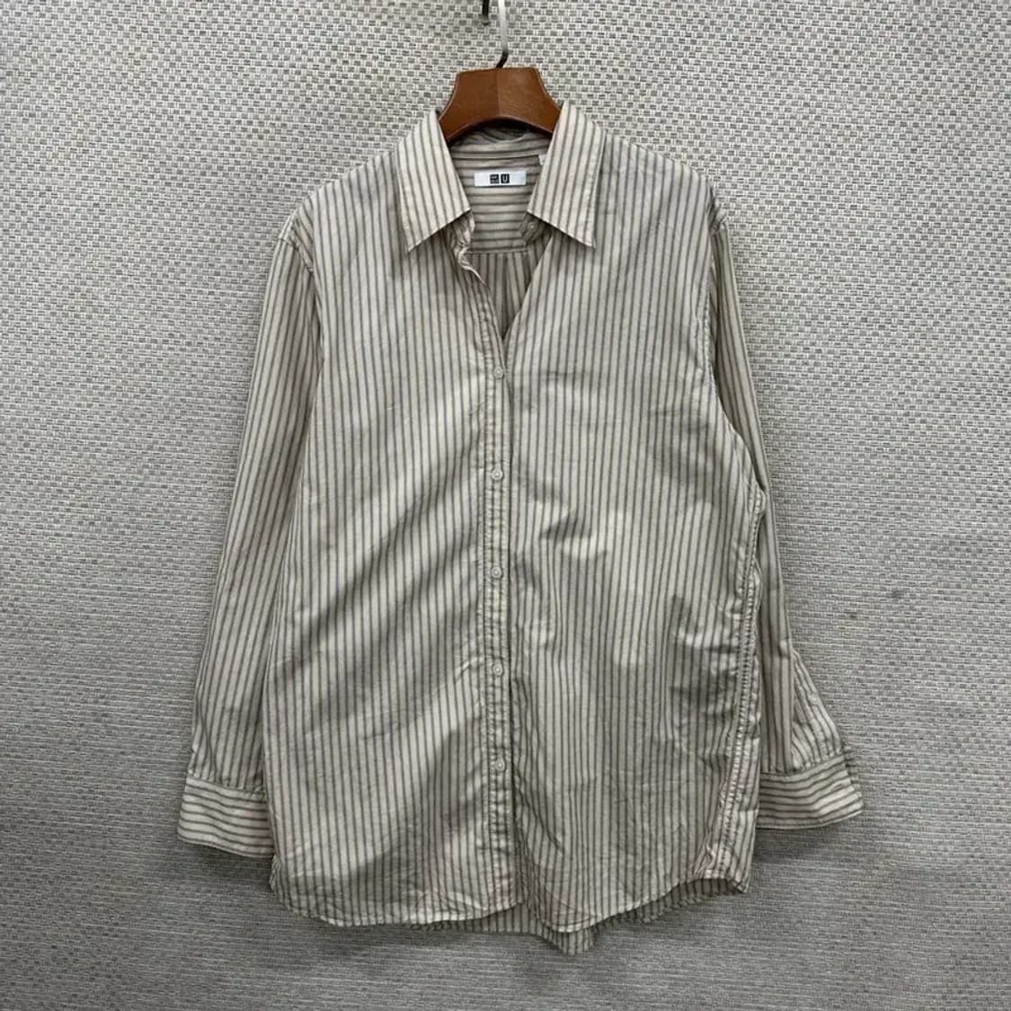 유니클로 U 르메르 캐주얼 긴팔 셔츠 L A05514 상품이미지1