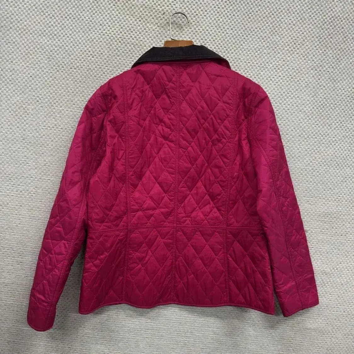 바버 코듀로이카라 자수로고 퀄팅 자켓 100 A05496 상품이미지2