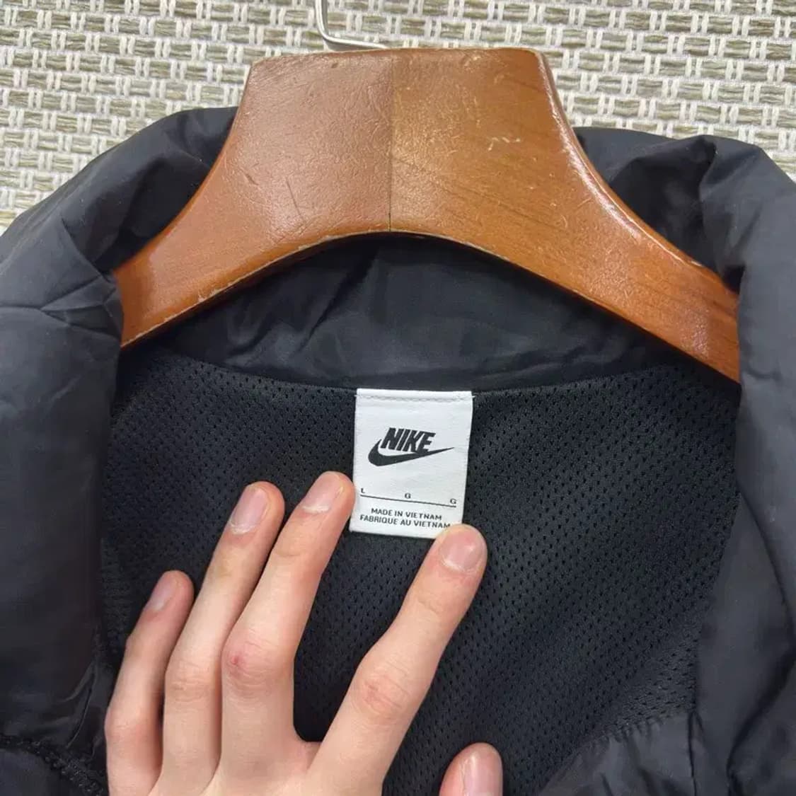 나이키 캐주얼 자수로고 아노락 반집업 바람막이 L A05501 상품이미지3
