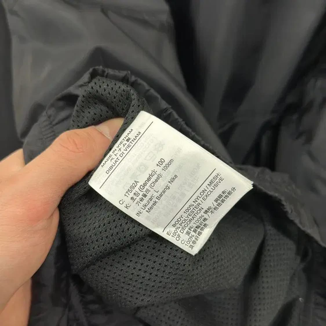 나이키 캐주얼 자수로고 아노락 반집업 바람막이 L A05501 상품이미지4