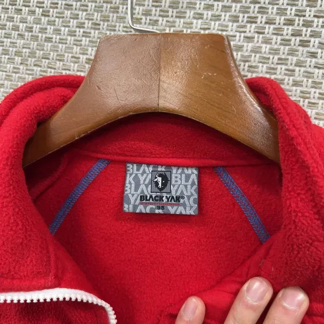 블랙야크 아웃도어 자수로고 플리스 후리스 집업 95 A05502 상품이미지3