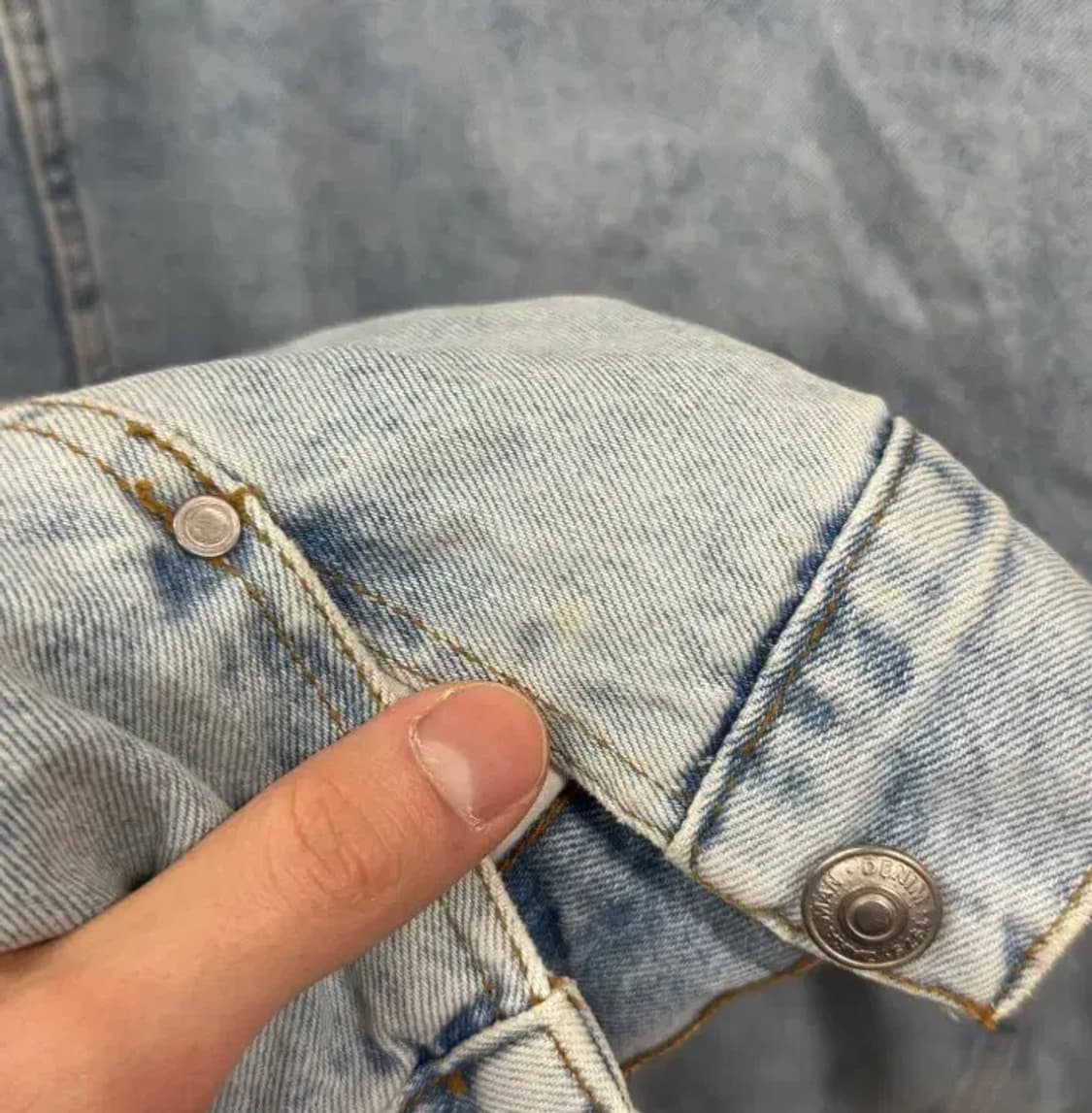 자라 ZARA 캐주얼 쉐르파 데님 청자켓 M A05518 상품이미지5