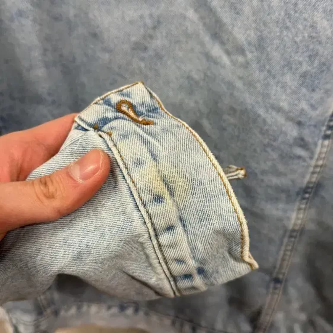 자라 ZARA 캐주얼 쉐르파 데님 청자켓 M A05518 상품이미지6