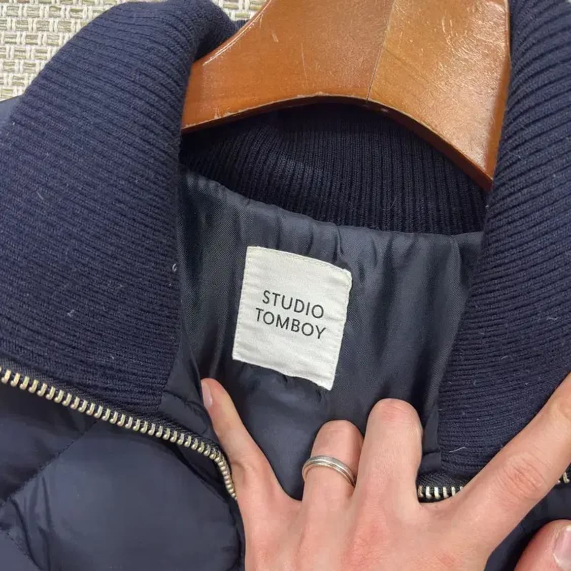 스튜디오톰보이 캐주얼 오리털 덕다운 퀄팅 패딩 F A05564 상품이미지3