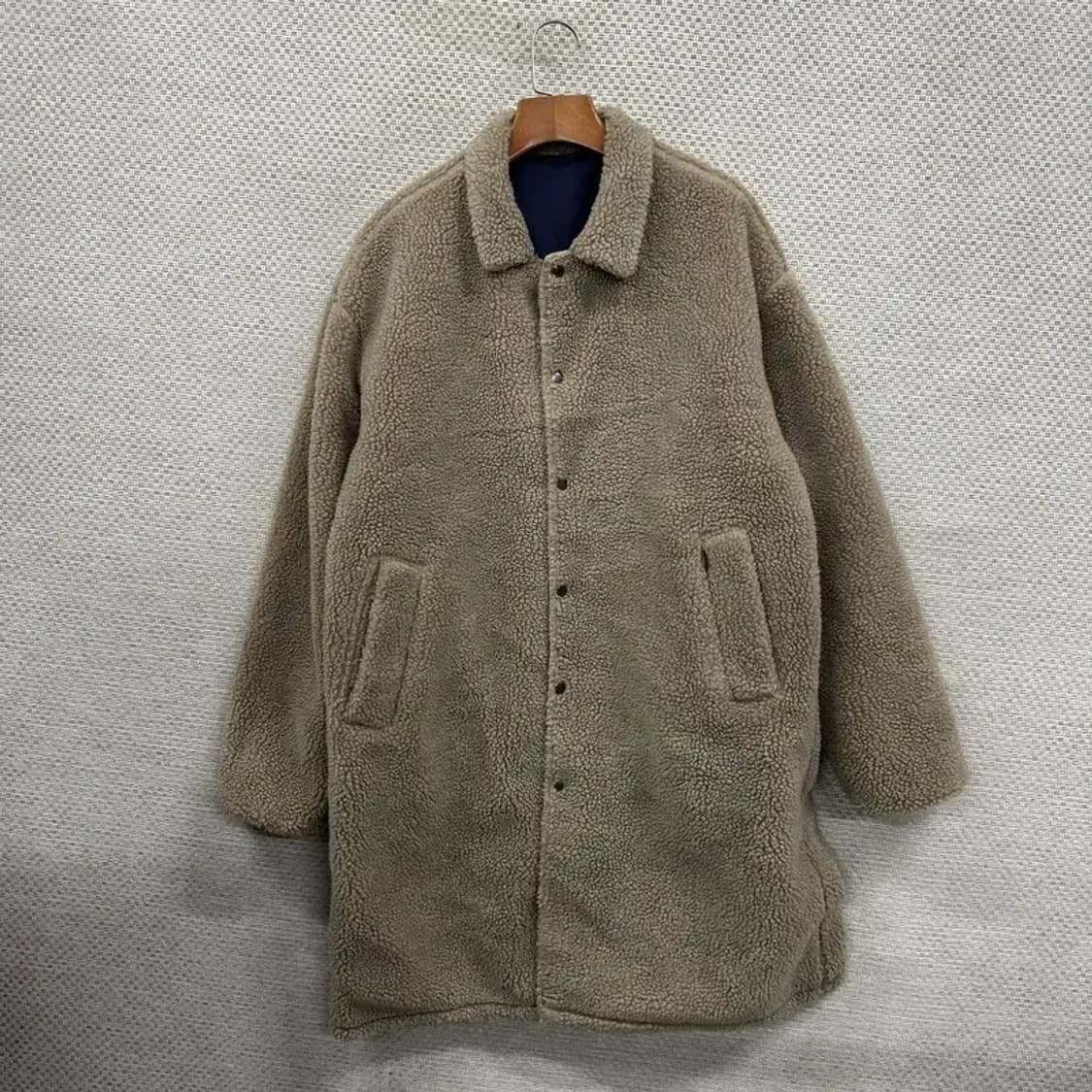 커버낫 캐주얼 리버시블 양털 롱 플리스 후리스 M A05569 상품이미지1