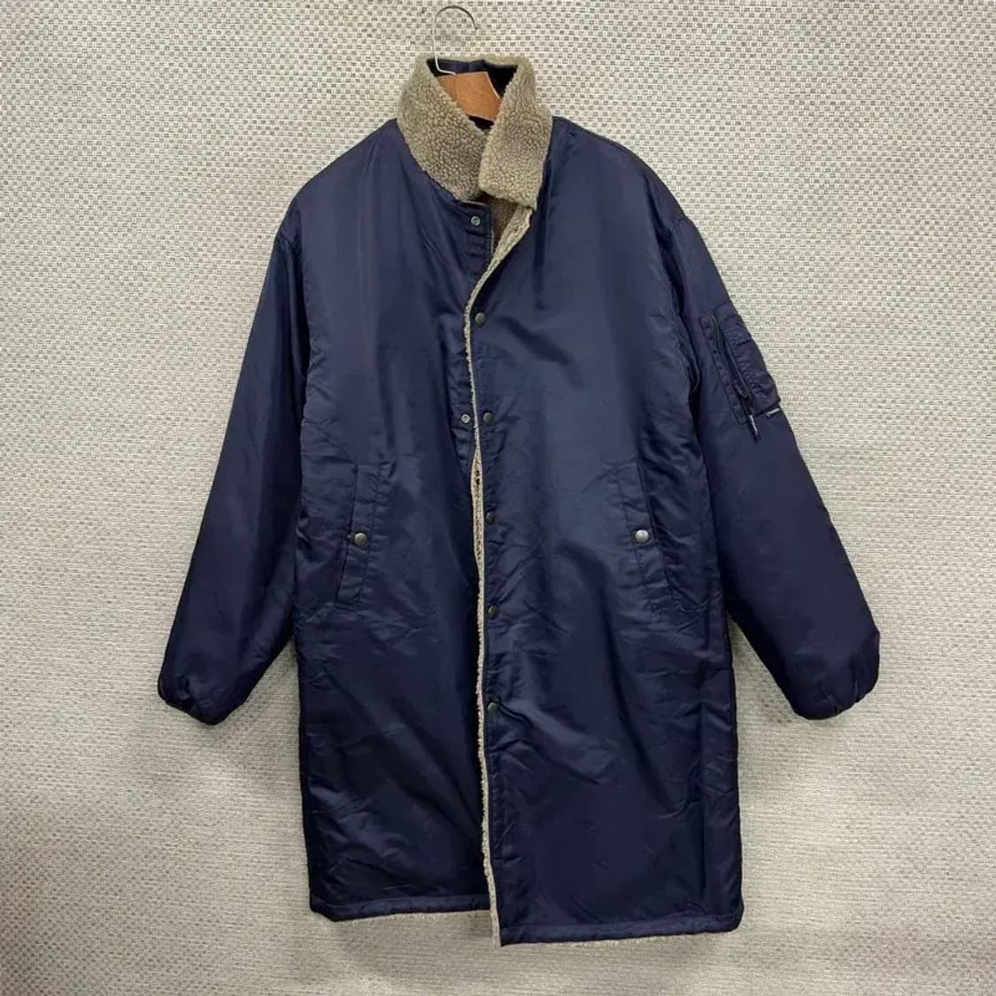 커버낫 캐주얼 리버시블 양털 롱 플리스 후리스 M A05569 상품이미지3