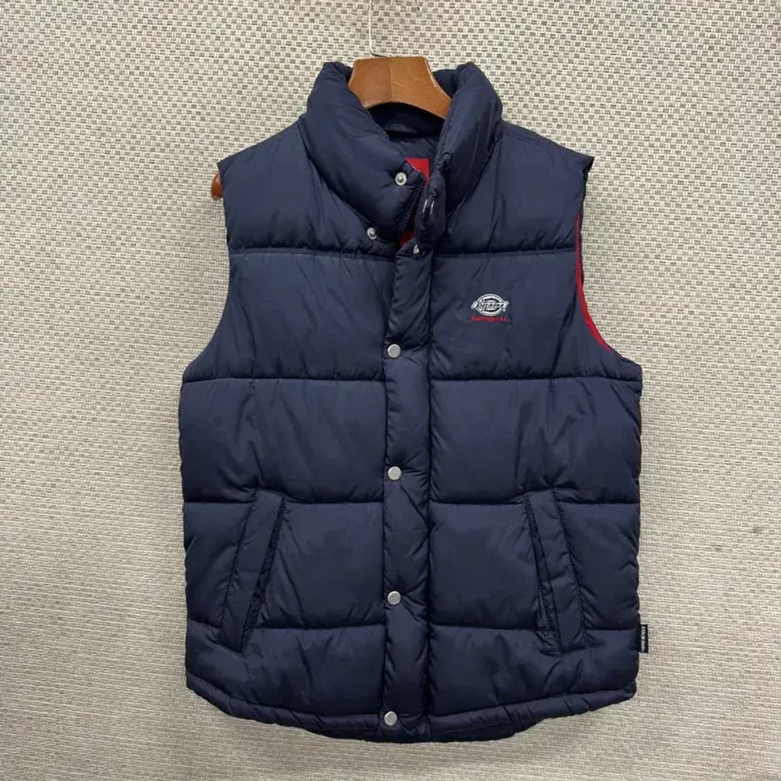 디키즈 올드스쿨 자수로고 패딩 조끼 베스트 M A05571 상품이미지1