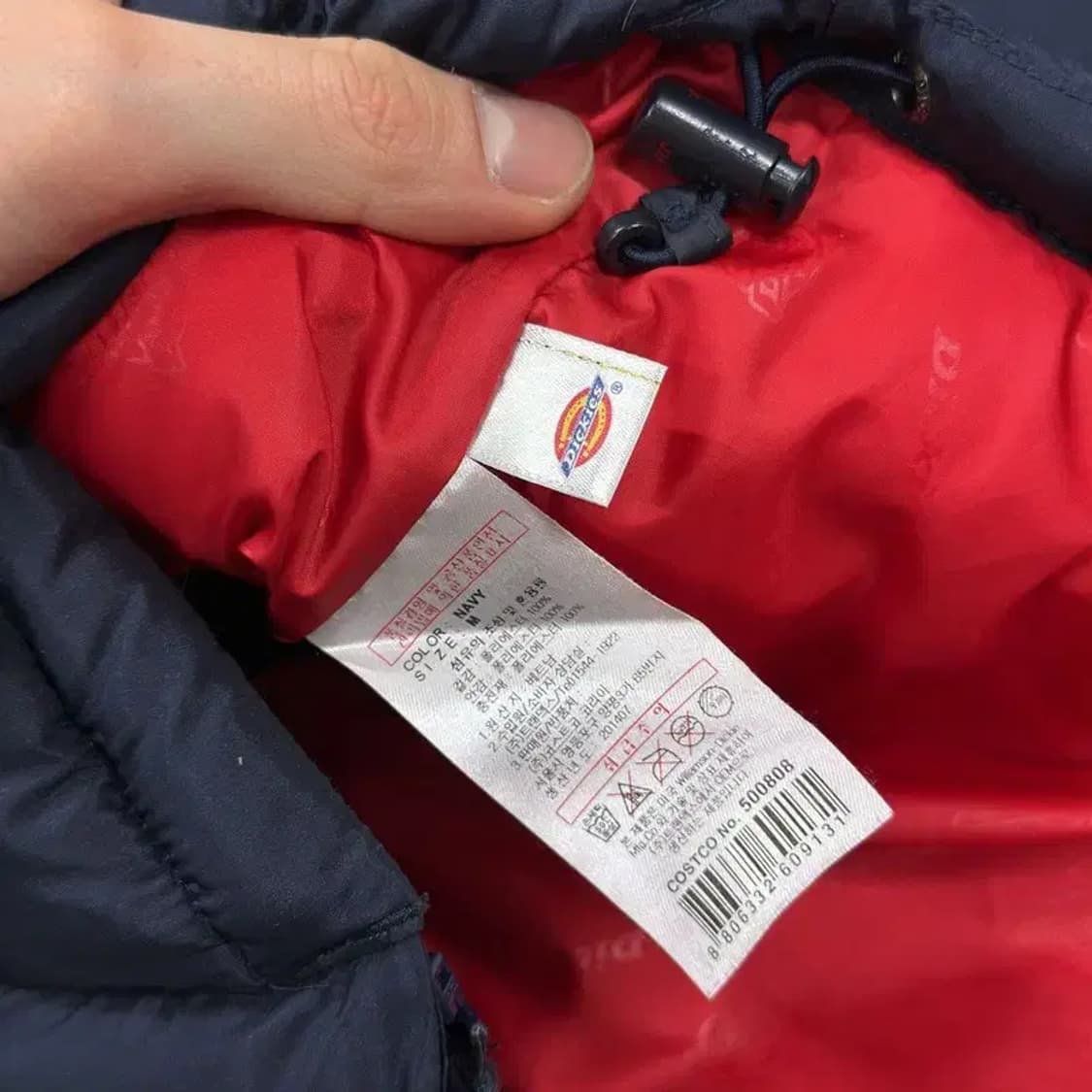 디키즈 올드스쿨 자수로고 패딩 조끼 베스트 M A05571 상품이미지4