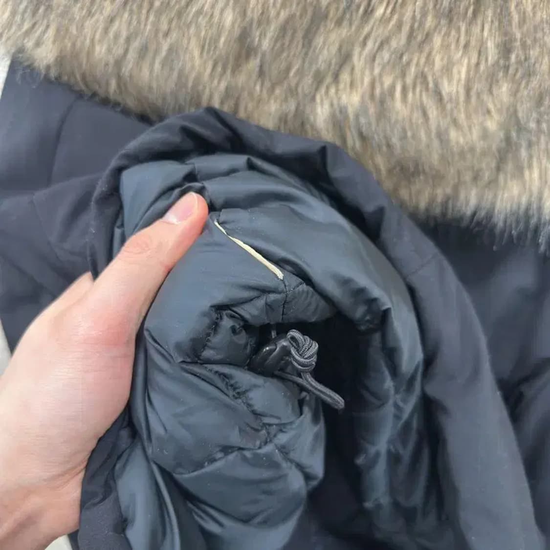 시슬리 캐주얼 퍼후드 패딩 점퍼 90 A05580 상품이미지4