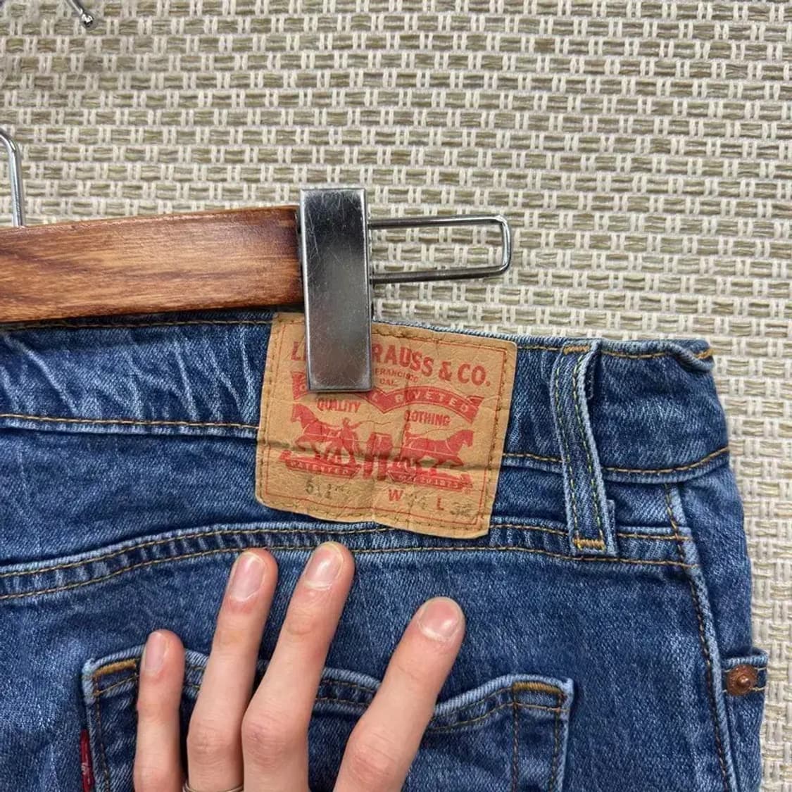 리바이스 511 캐주얼 데님 청바지 34인치 A05594 상품이미지3