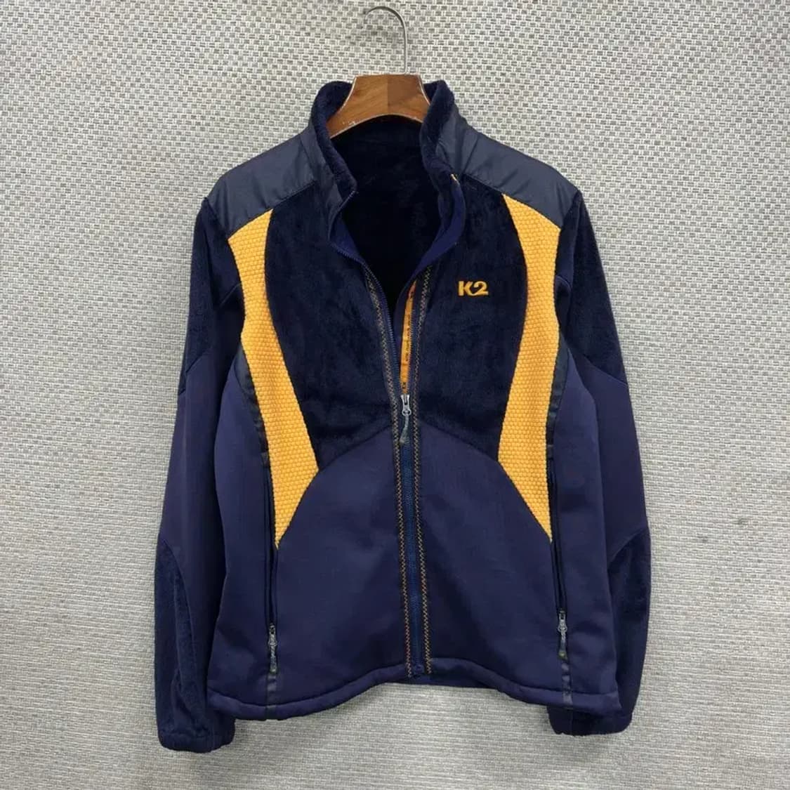 K2 아웃도어 자수로고 약기모 등산 집업 100 A05584 상품이미지1