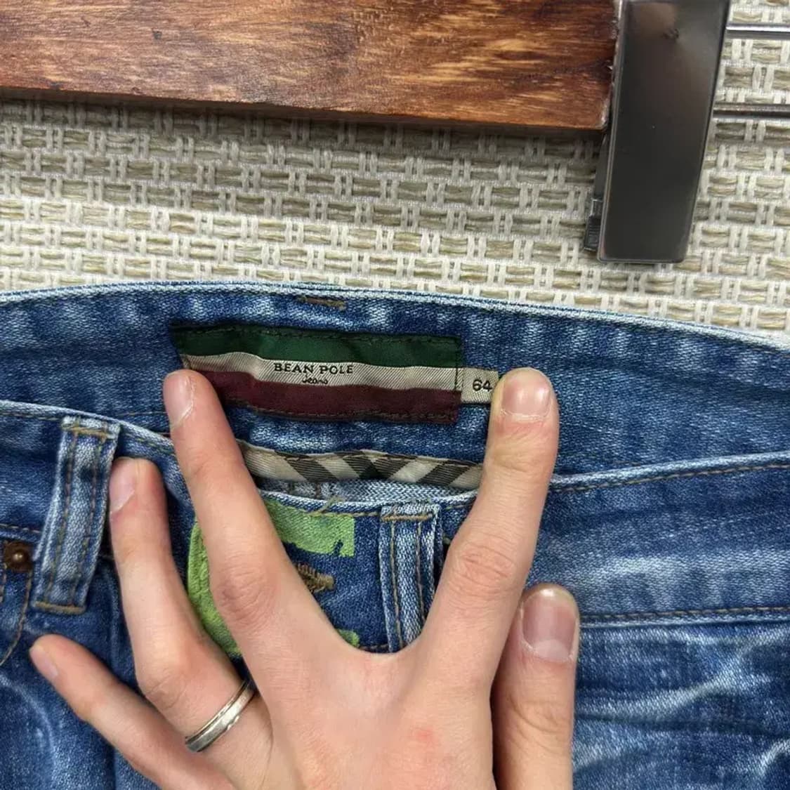 빈폴 캐주얼 부츠컷 데님 청바지 64 A05598 상품이미지4