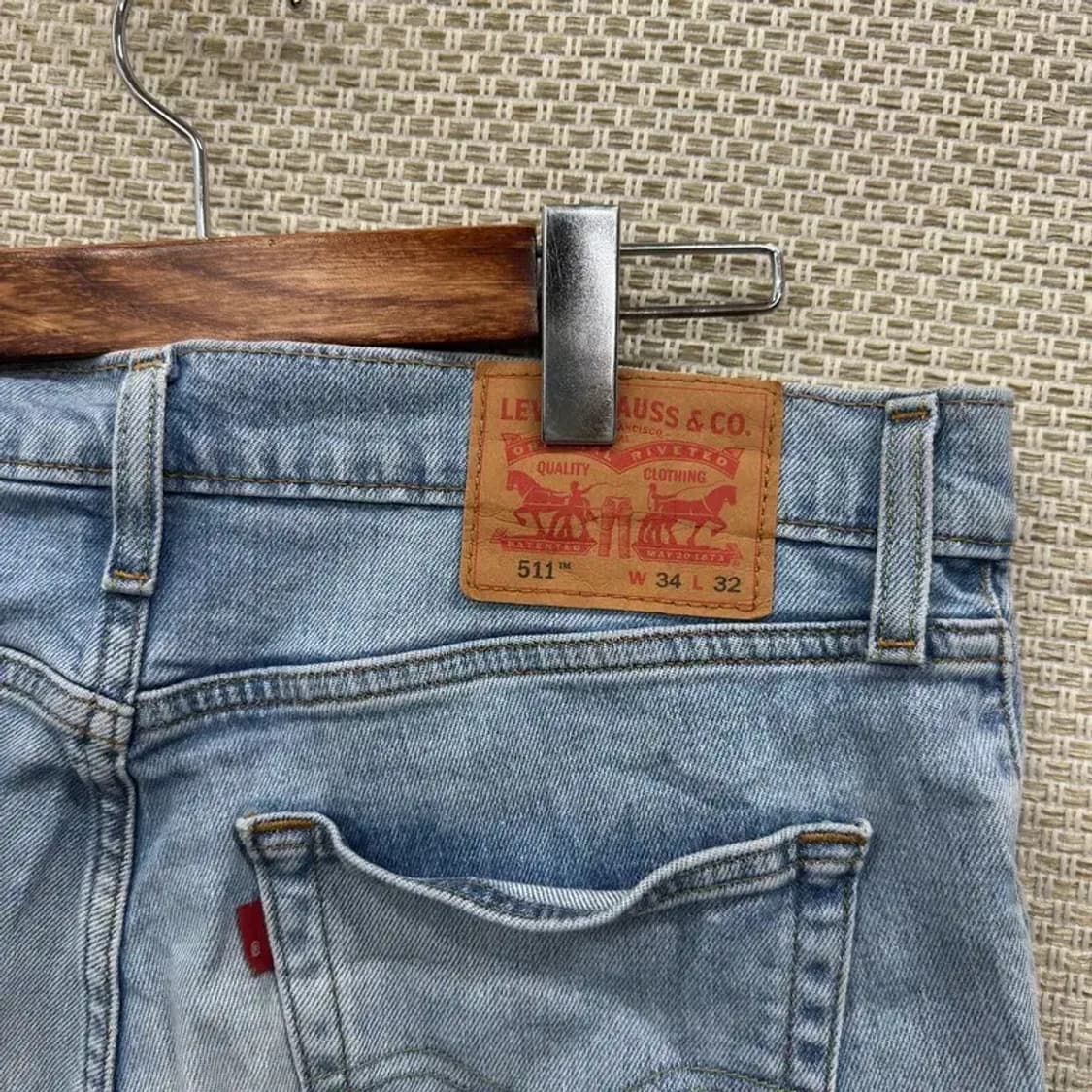 리바이스 511 캐주얼 데님 청바지 34인치 A05597 상품이미지3