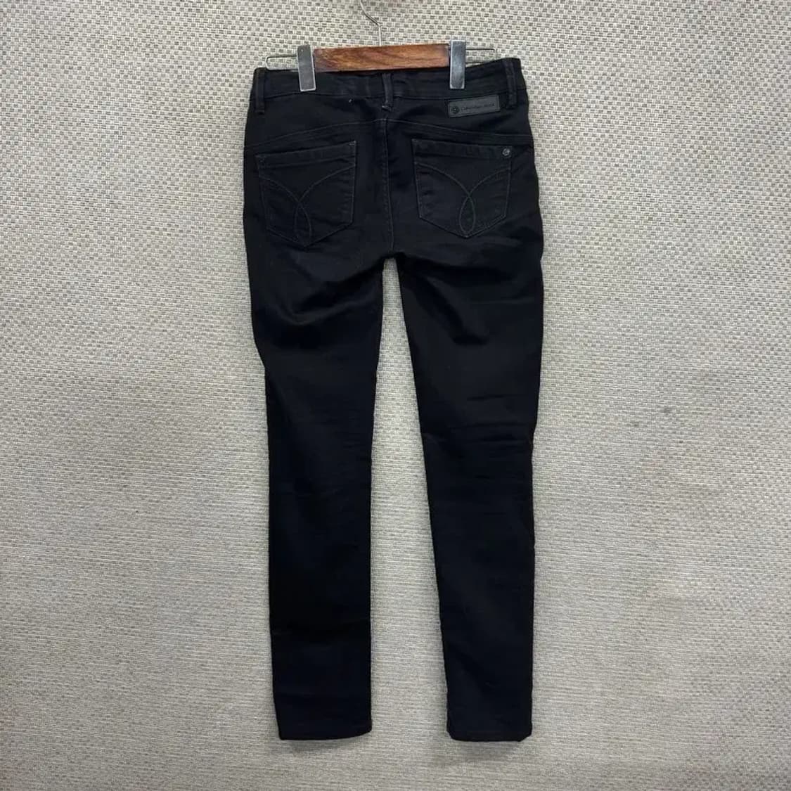 캘빈클라인 캐주얼 블랙진 흑청바지 25인치 A05599 상품이미지2