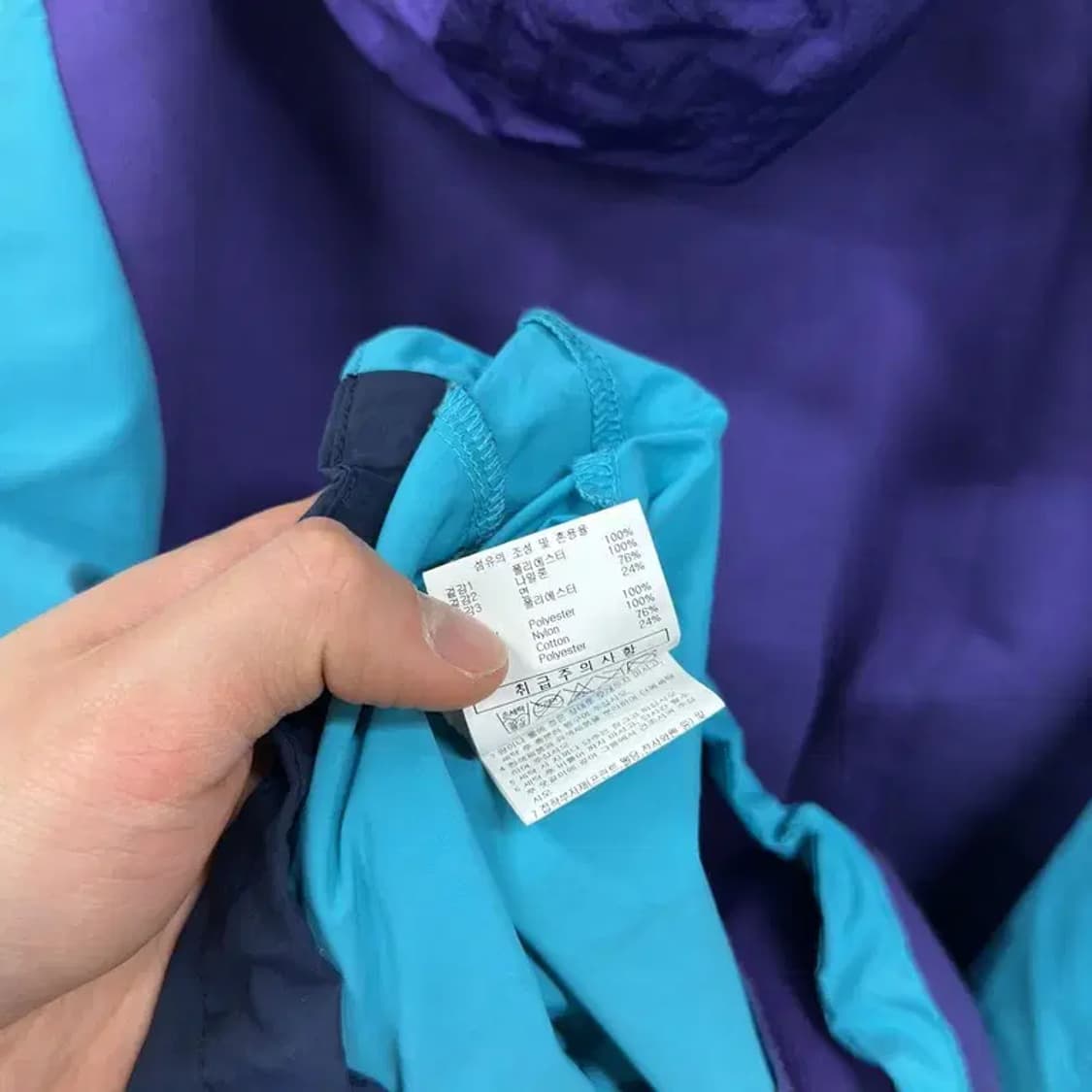 엄브로 올드스쿨 오버핏 아노락 반집업 바람막이 95 A05581 상품이미지4