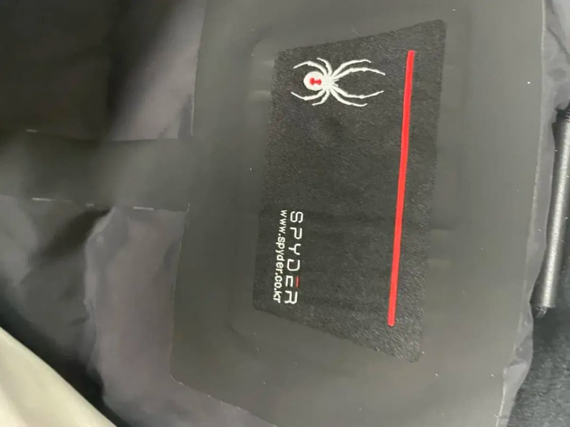 스파이더 화이트 숏패딩 상품이미지2