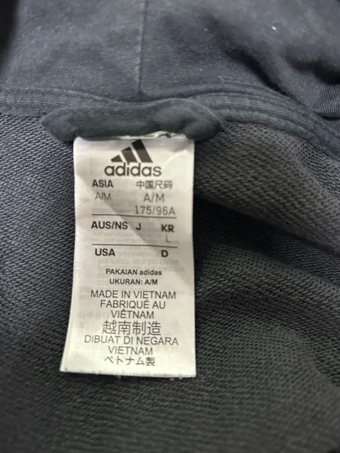 아디다스 빅로고 후드집업 상품이미지3