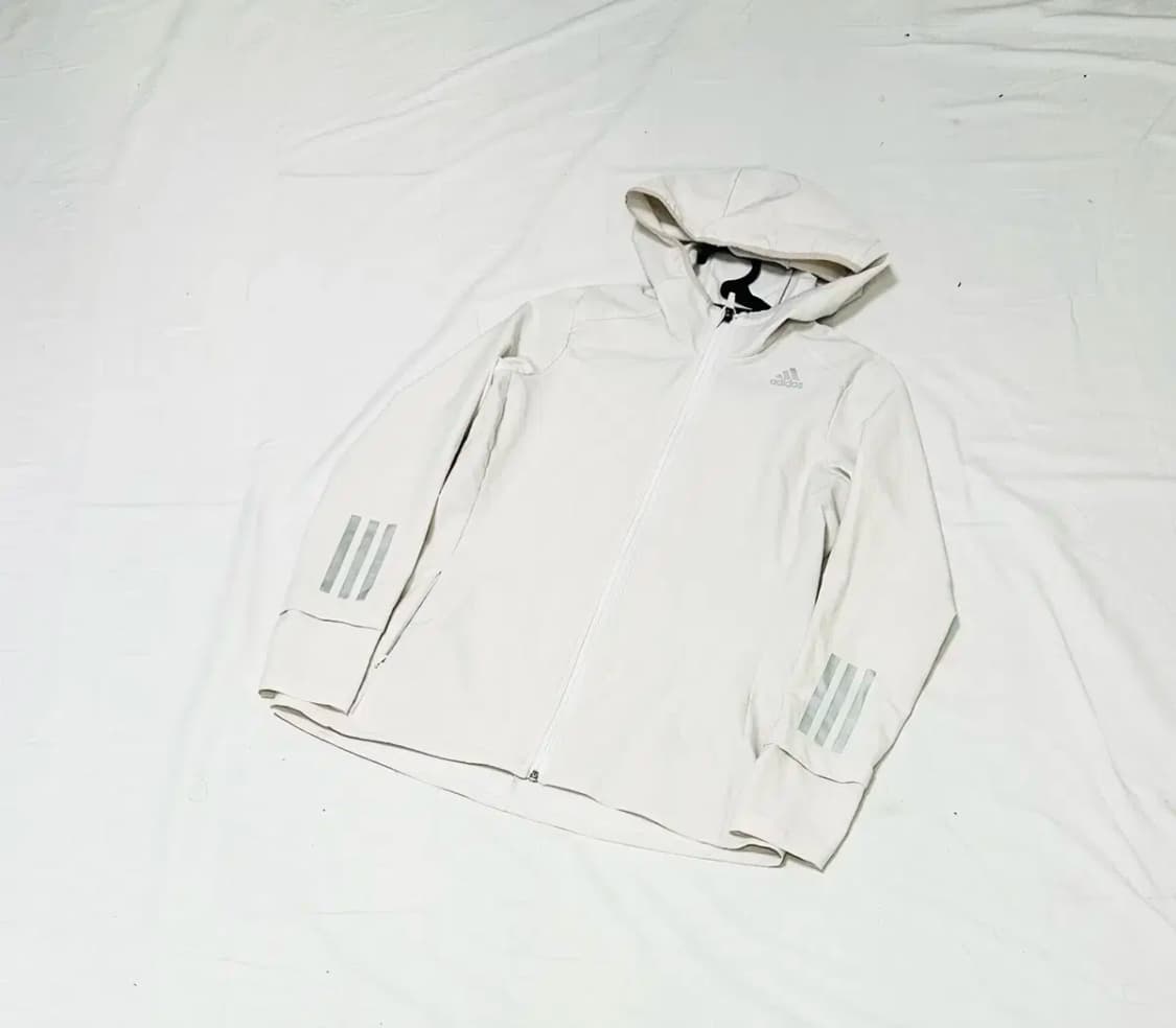 아디다스 런닝 화이트 바람막이 자켓 상품이미지1