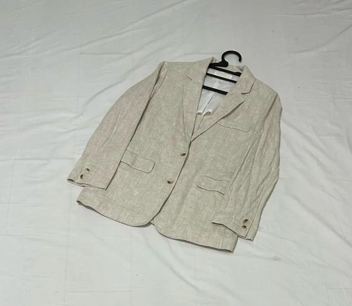퓨어다 린넨 블레이저 자켓 상품이미지1