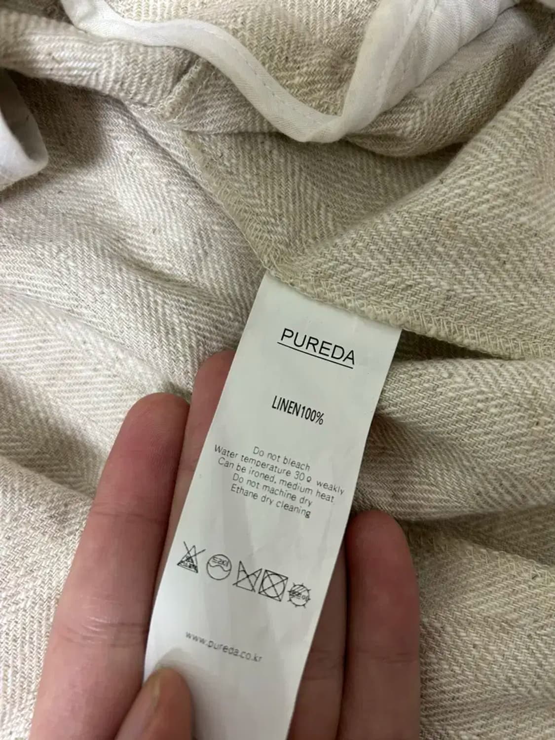 퓨어다 린넨 블레이저 자켓 상품이미지3
