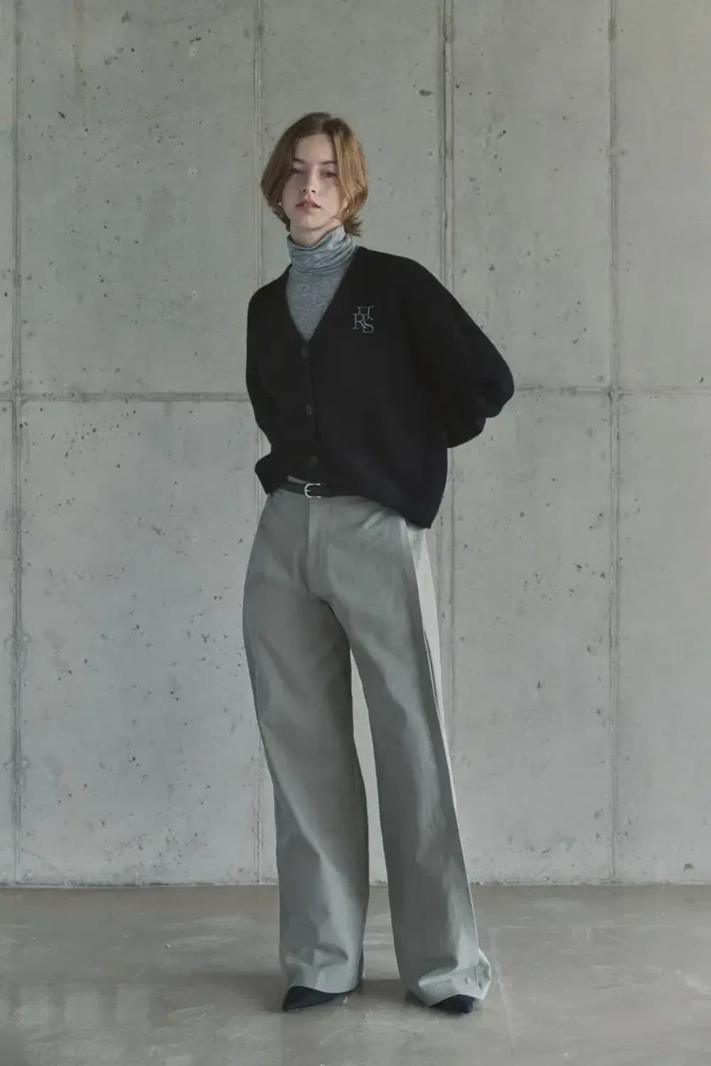 ihr IHRS LOGO WHOLEGARMENT 가디건 상품이미지3