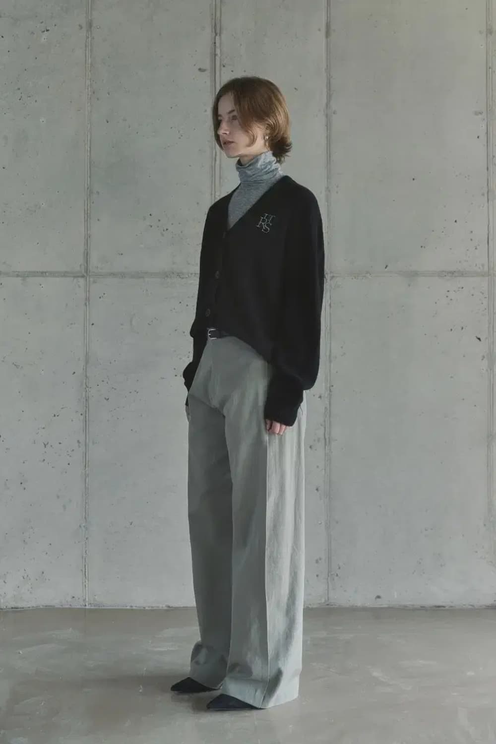 ihr IHRS LOGO WHOLEGARMENT 가디건 상품이미지5