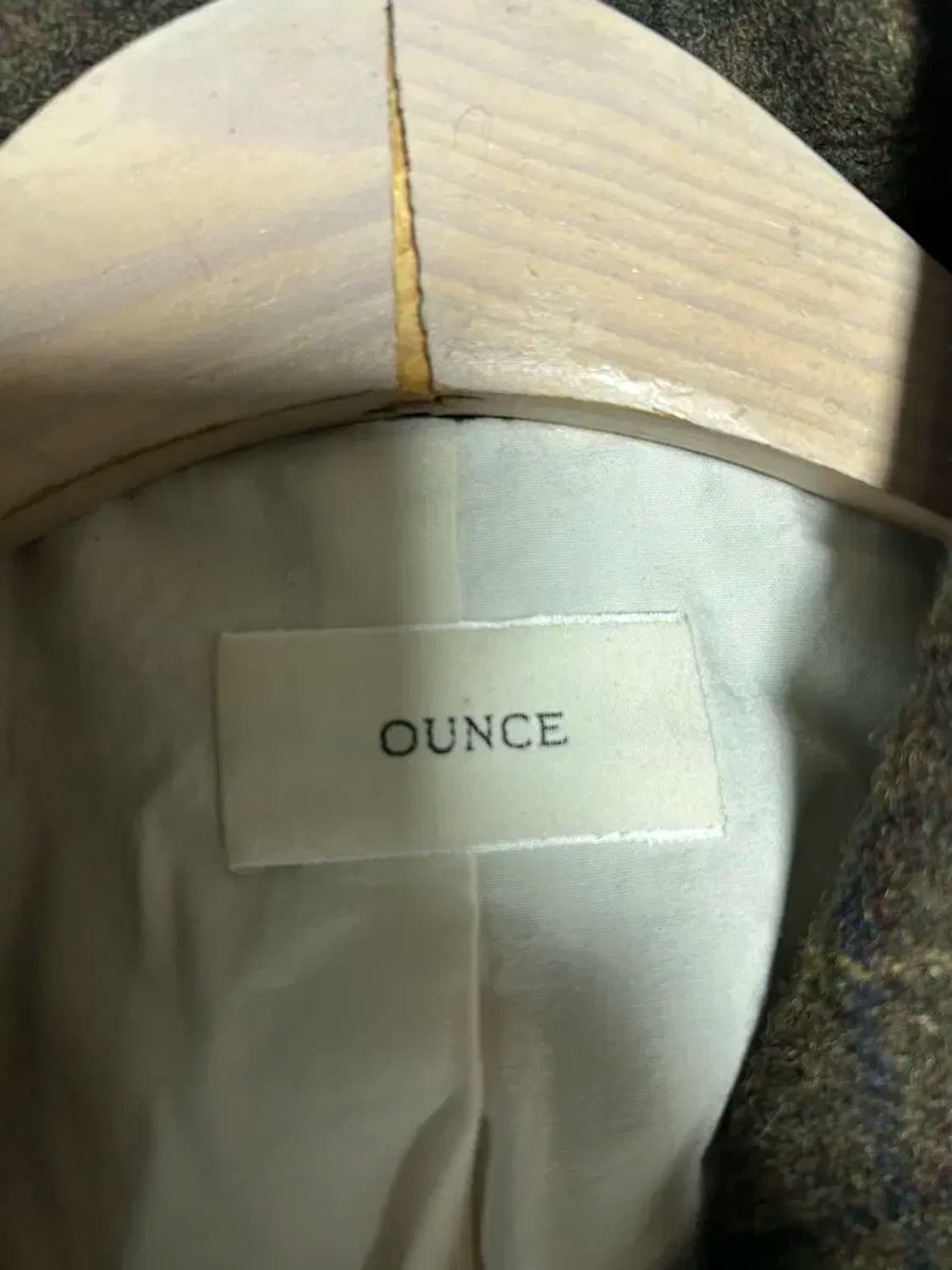 OUNCE 호웰 체크 코트 상품이미지2