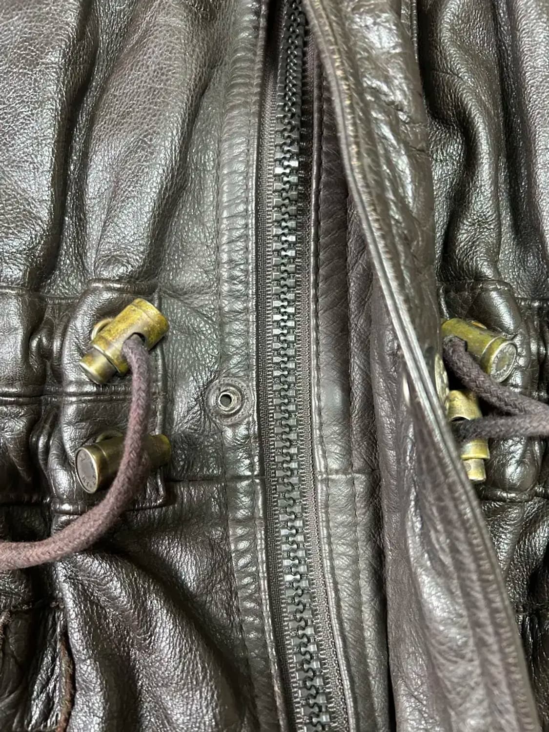 올아메리칸 사파리 레더 소가죽 구스다운 상품이미지3