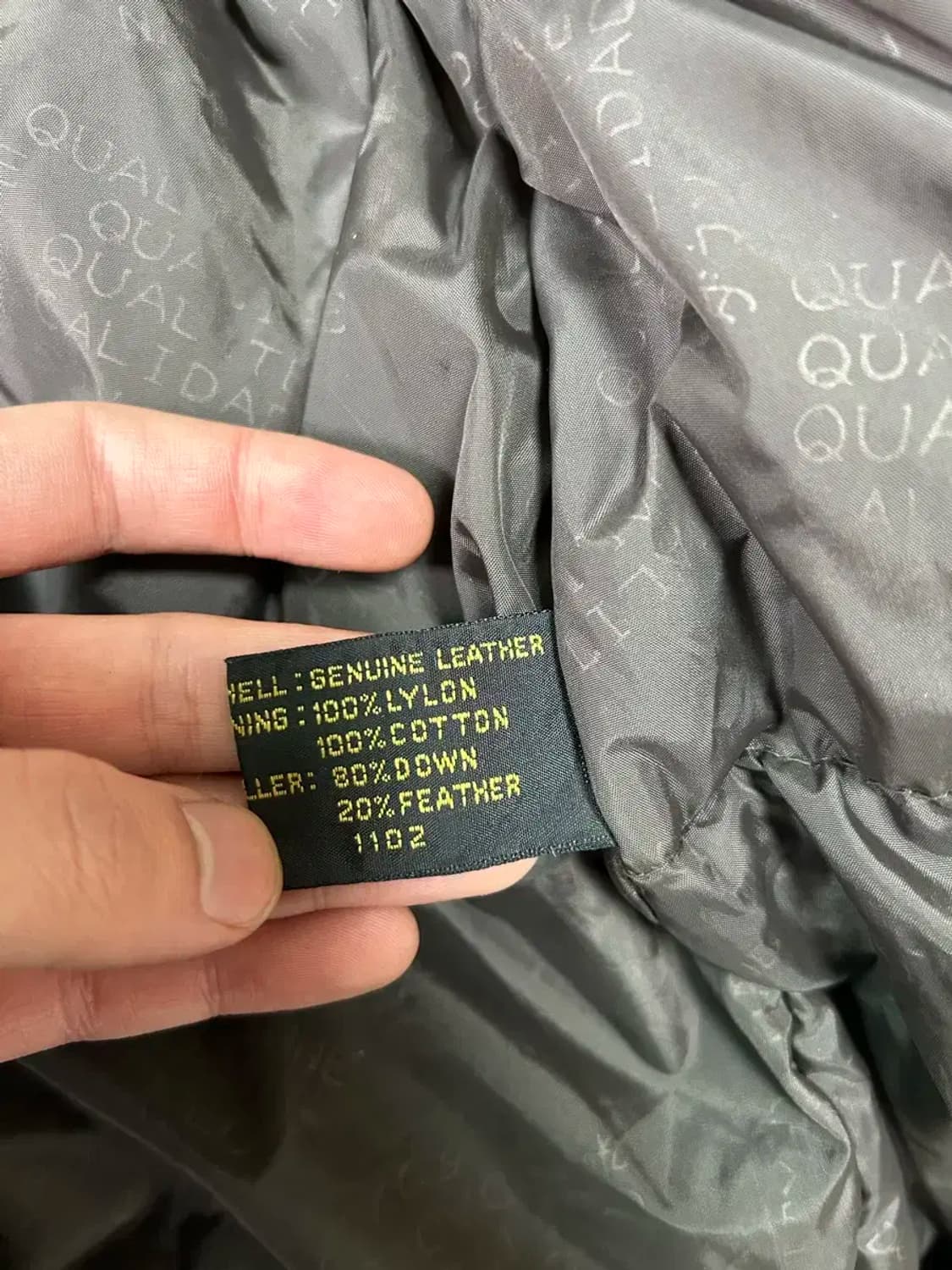 올아메리칸 사파리 레더 소가죽 구스다운 상품이미지6