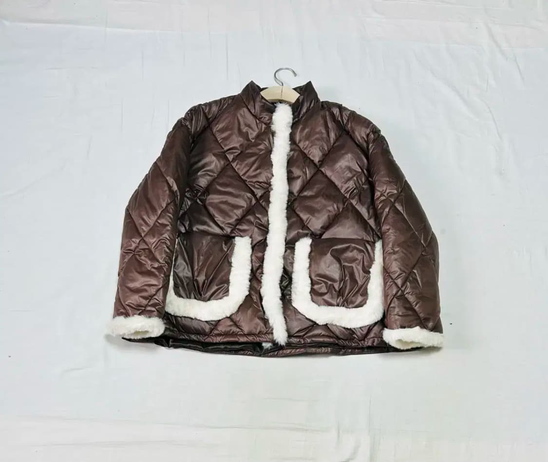 마리끌레르 23 s/w 다이아 퀼팅 패딩점퍼 상품이미지1