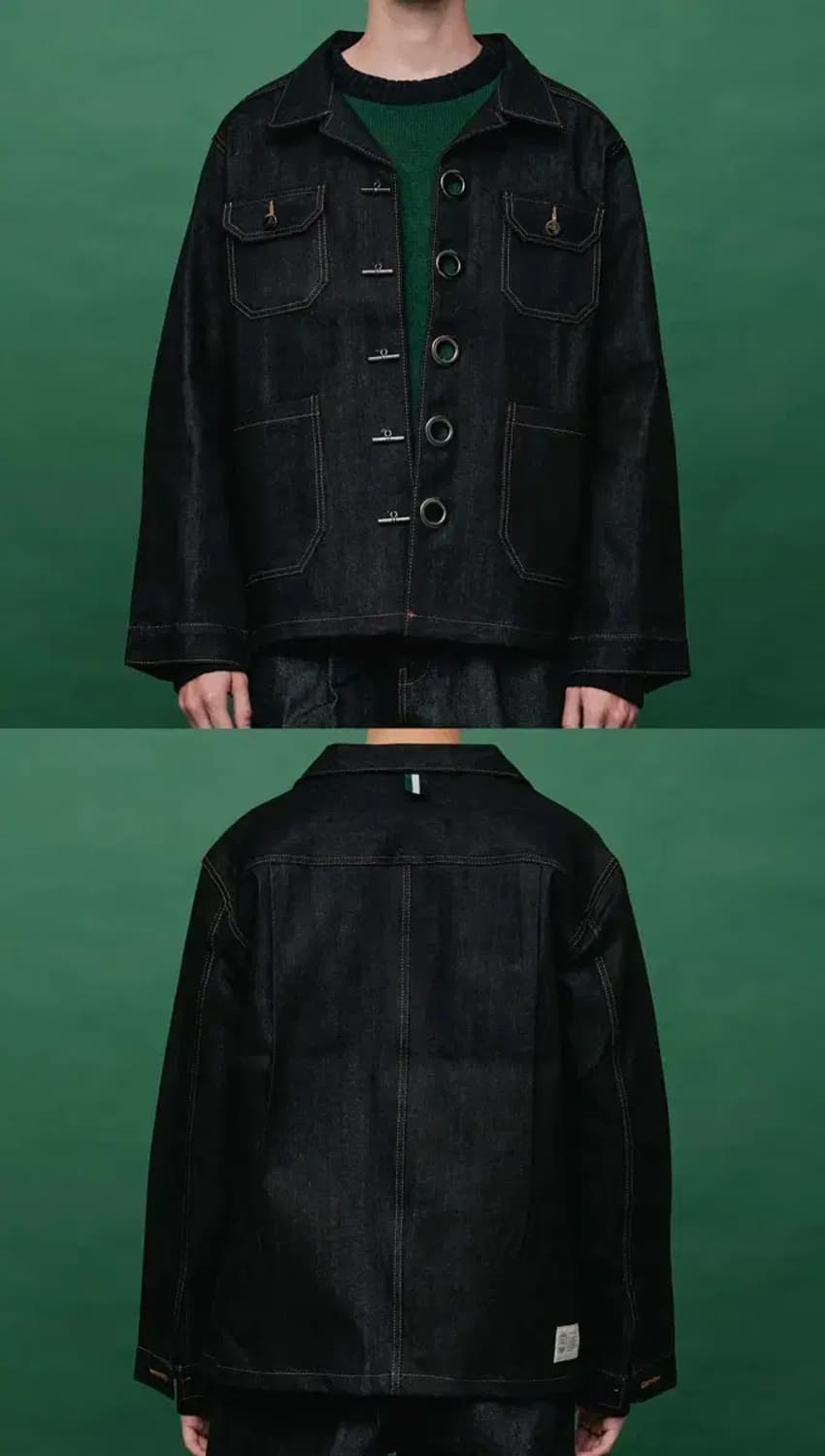 페프스튜디오 셀비지 데님 자켓 한정판 원가199000원 상품이미지4