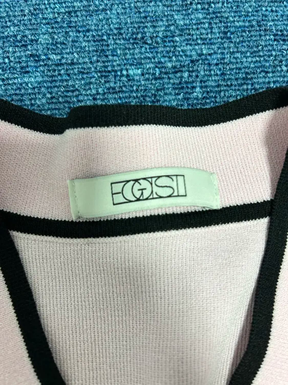 에고이스트 22s/s 배색 포인트포켓 반팔가디건 상품이미지4
