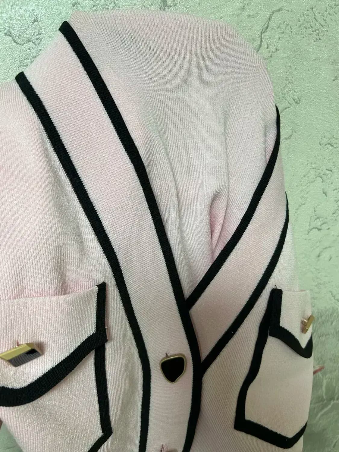 에고이스트 22s/s 배색 포인트포켓 반팔가디건 상품이미지6