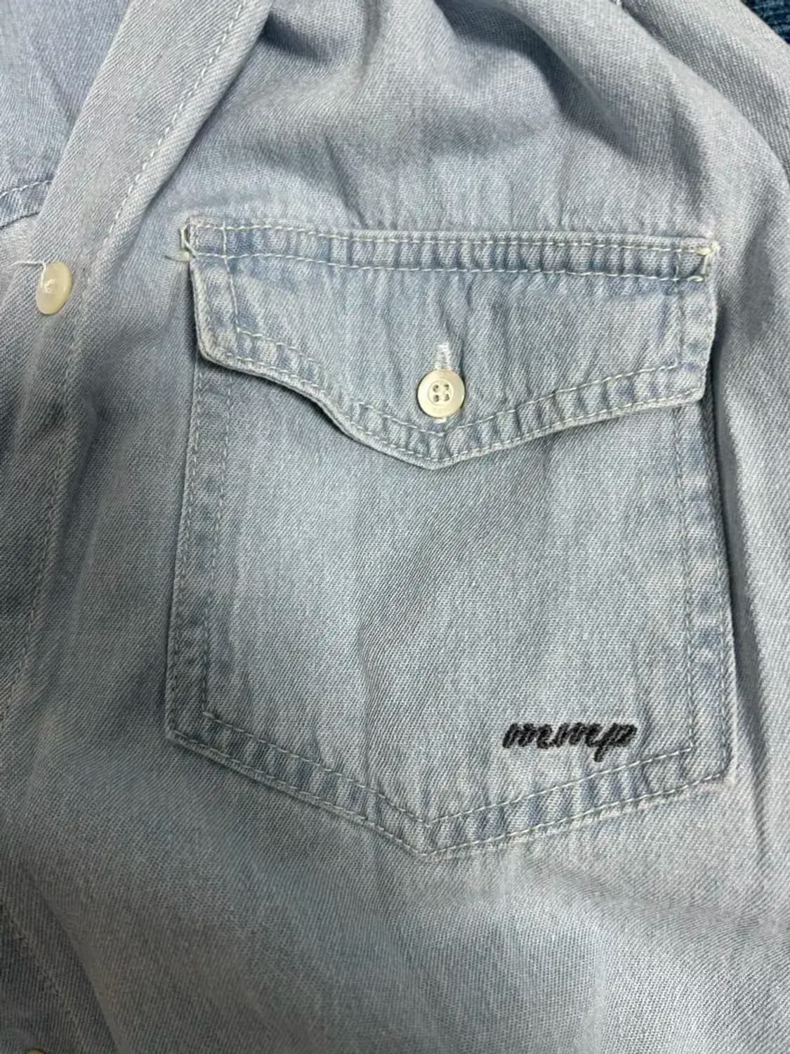 망고매니플리즈 데님셔츠 상품이미지2