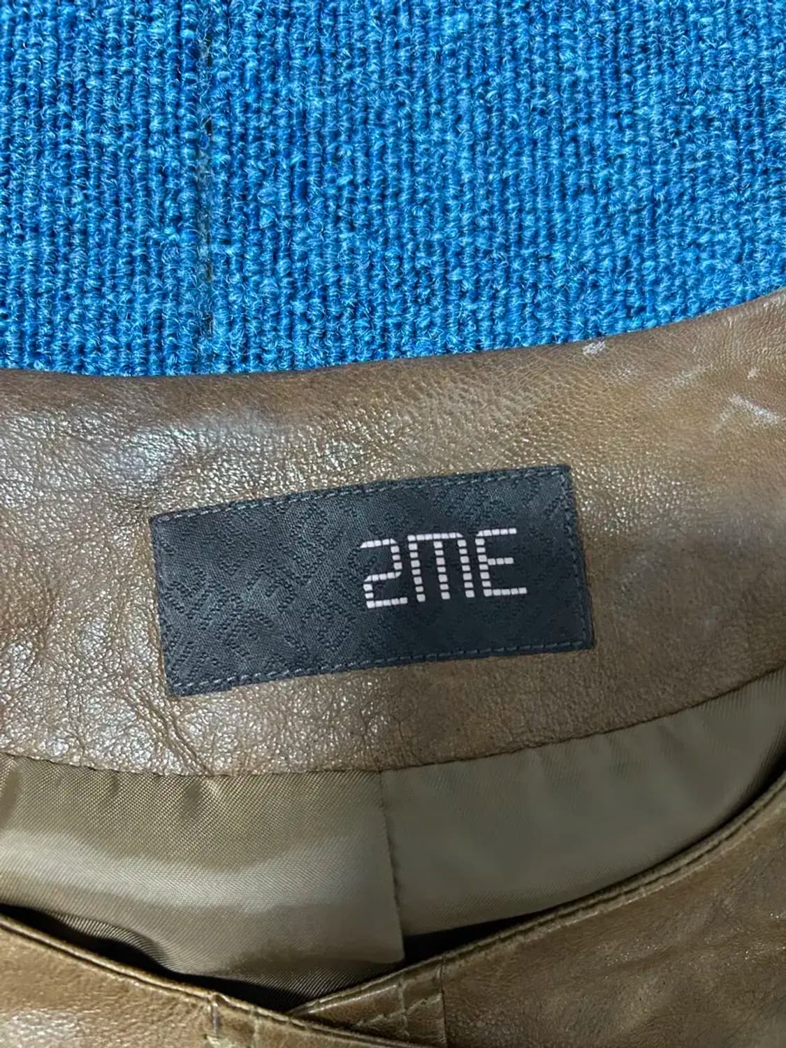 2ME 브라운 양가죽 라이더자켓 상품이미지2