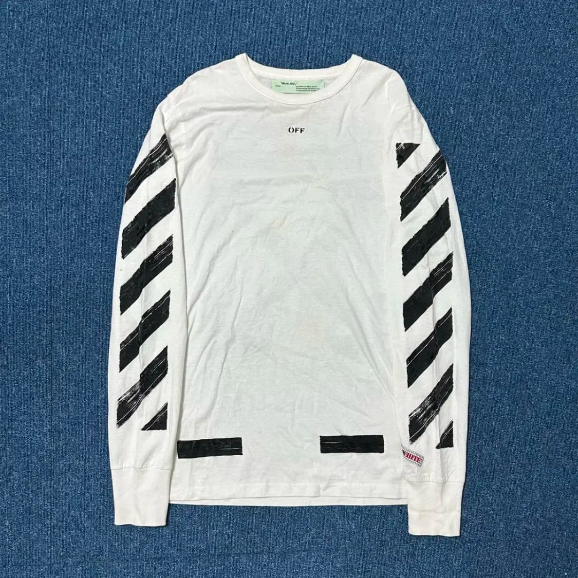 오프화이트 18s/s 화이트 롱슬리브 상품이미지2