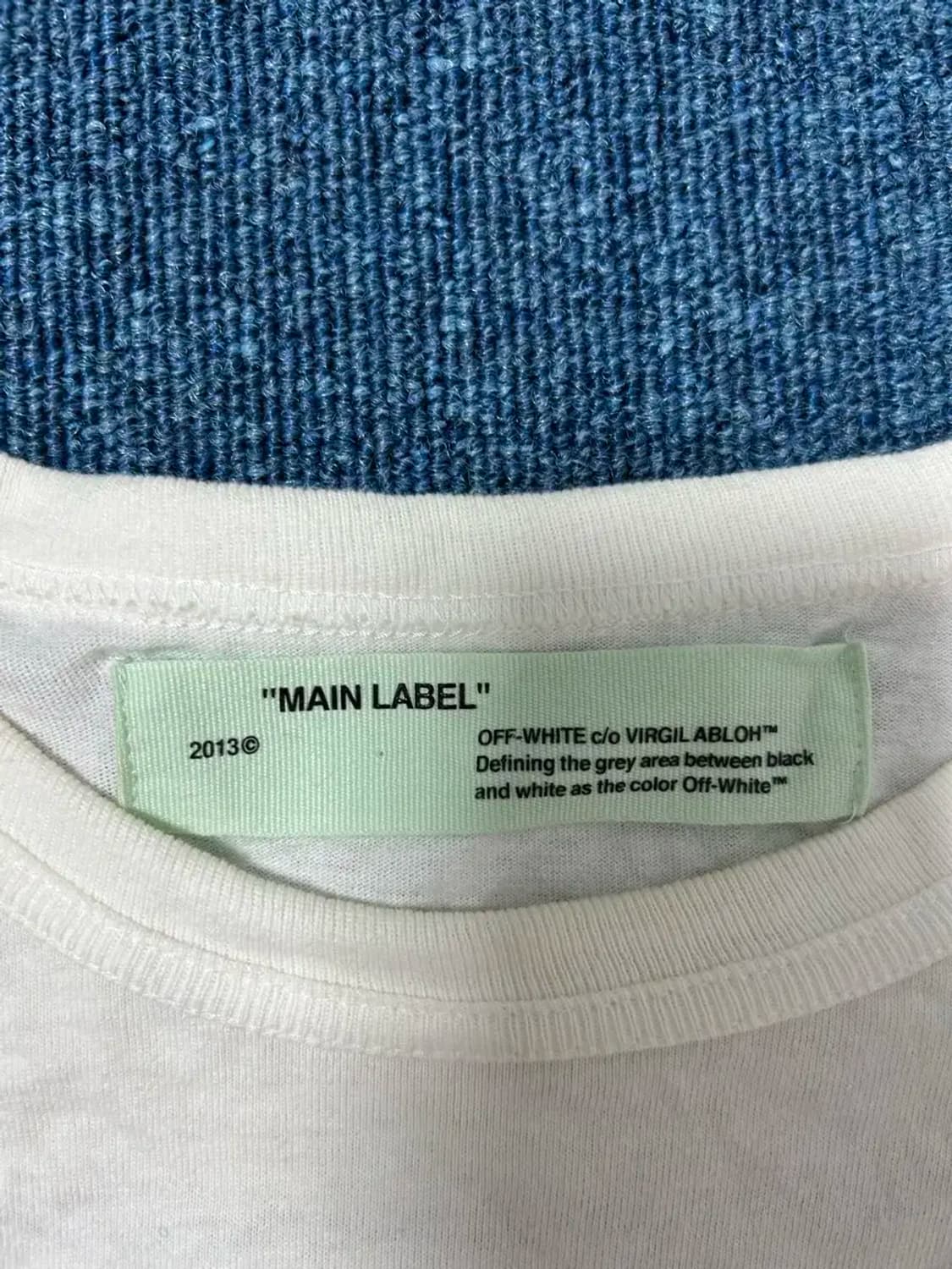 오프화이트 18s/s 화이트 롱슬리브 상품이미지4