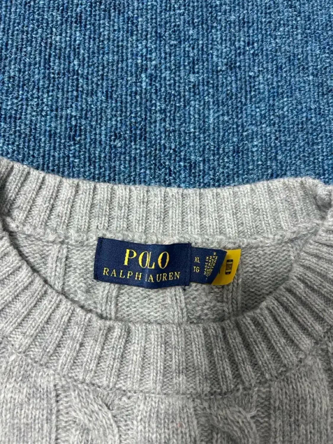 폴로랄프로렌 신형 케이블 니트 XL 상품이미지2