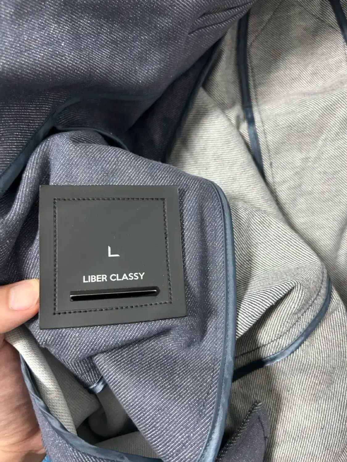 리버클래시 데님 롱코트 L 상품이미지4