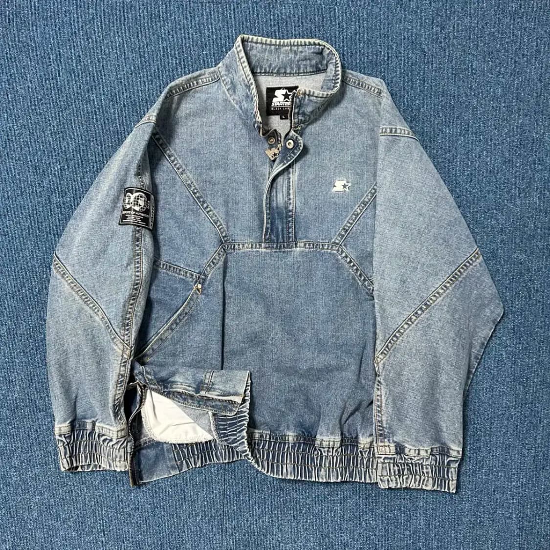 스타터 데님 트랙 아노락L 상품이미지1