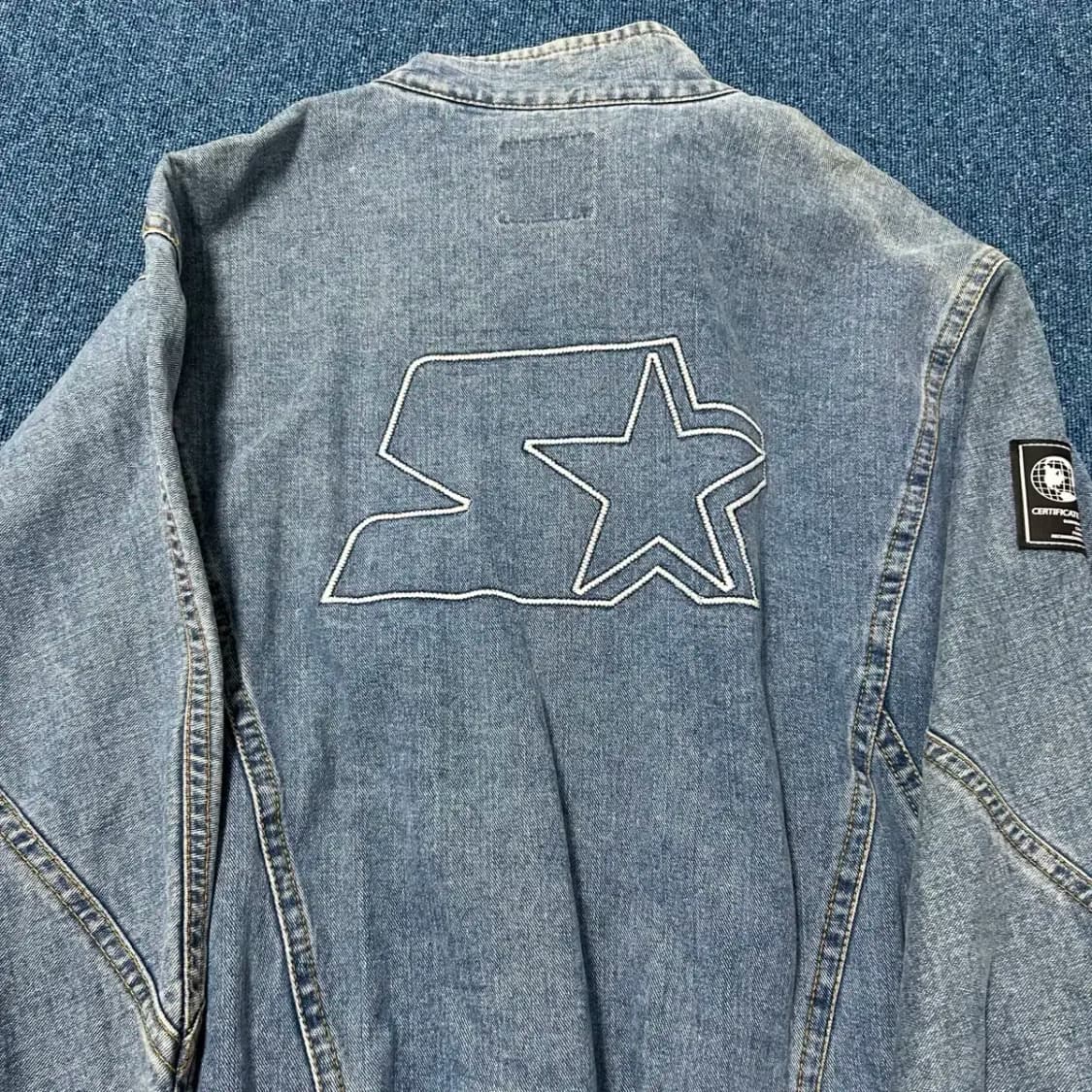 스타터 데님 트랙 아노락L 상품이미지2