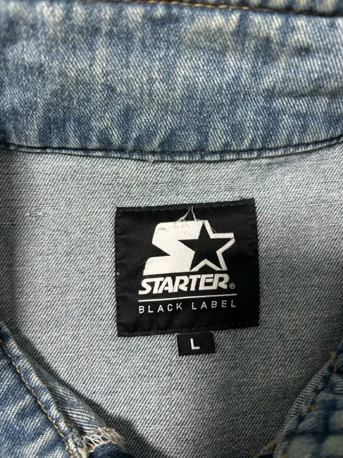 스타터 데님 트랙 아노락L 상품이미지3