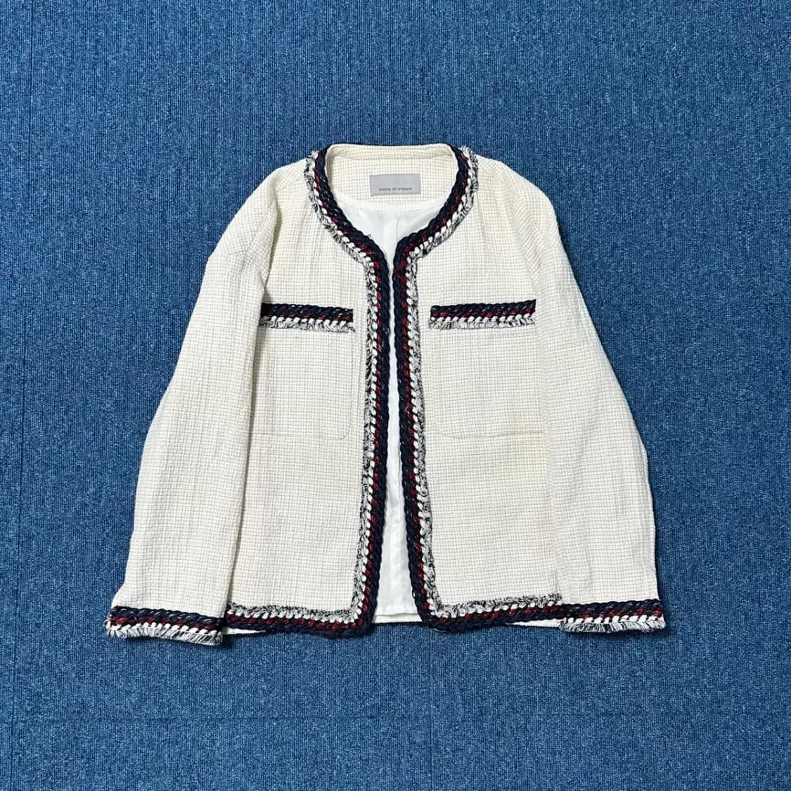 보브 트위드 베스트 자켓 상품이미지1